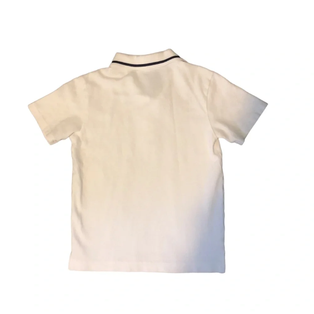 Gymboree White Short Sleeve School Uniform Collared Shirt Size 6